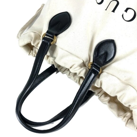 GUCCI 552403 Flower Flora Chateau Marmont Drawstring Tote Bag Shoulder Bag - Picture 6 of 12